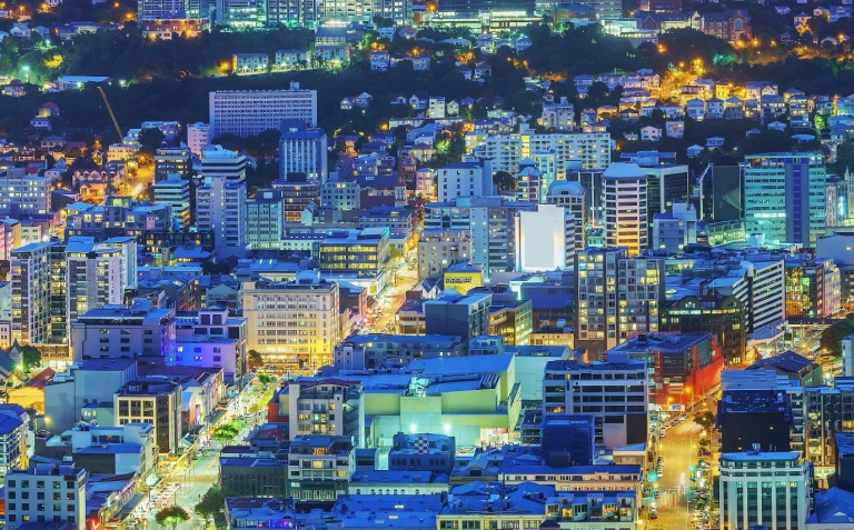 wellington at night